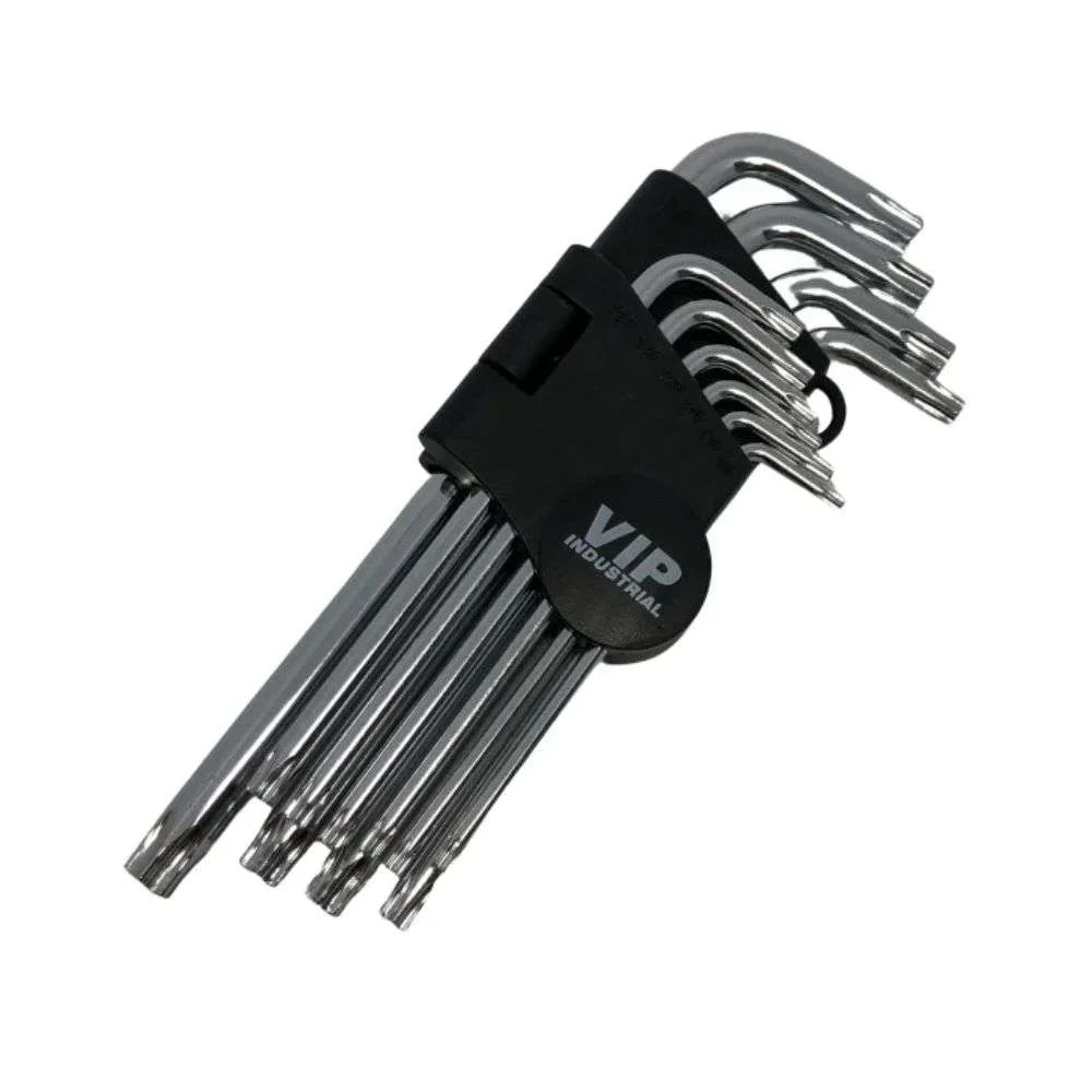 Jogo Allen Torx T9 a T50 Curta 10 Peç 904726 Vip