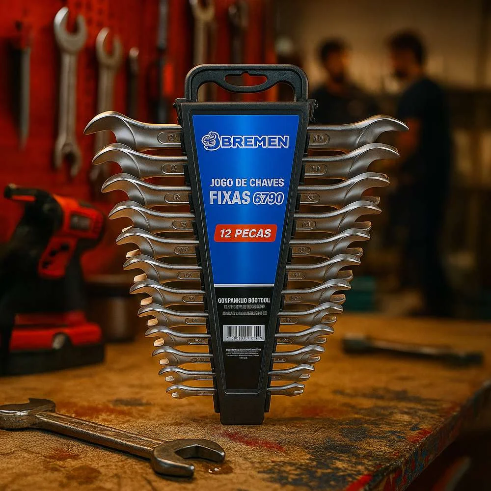 Jogo de Chave Fixa 6 a 30Mm 12 Peç 6790 Bremen