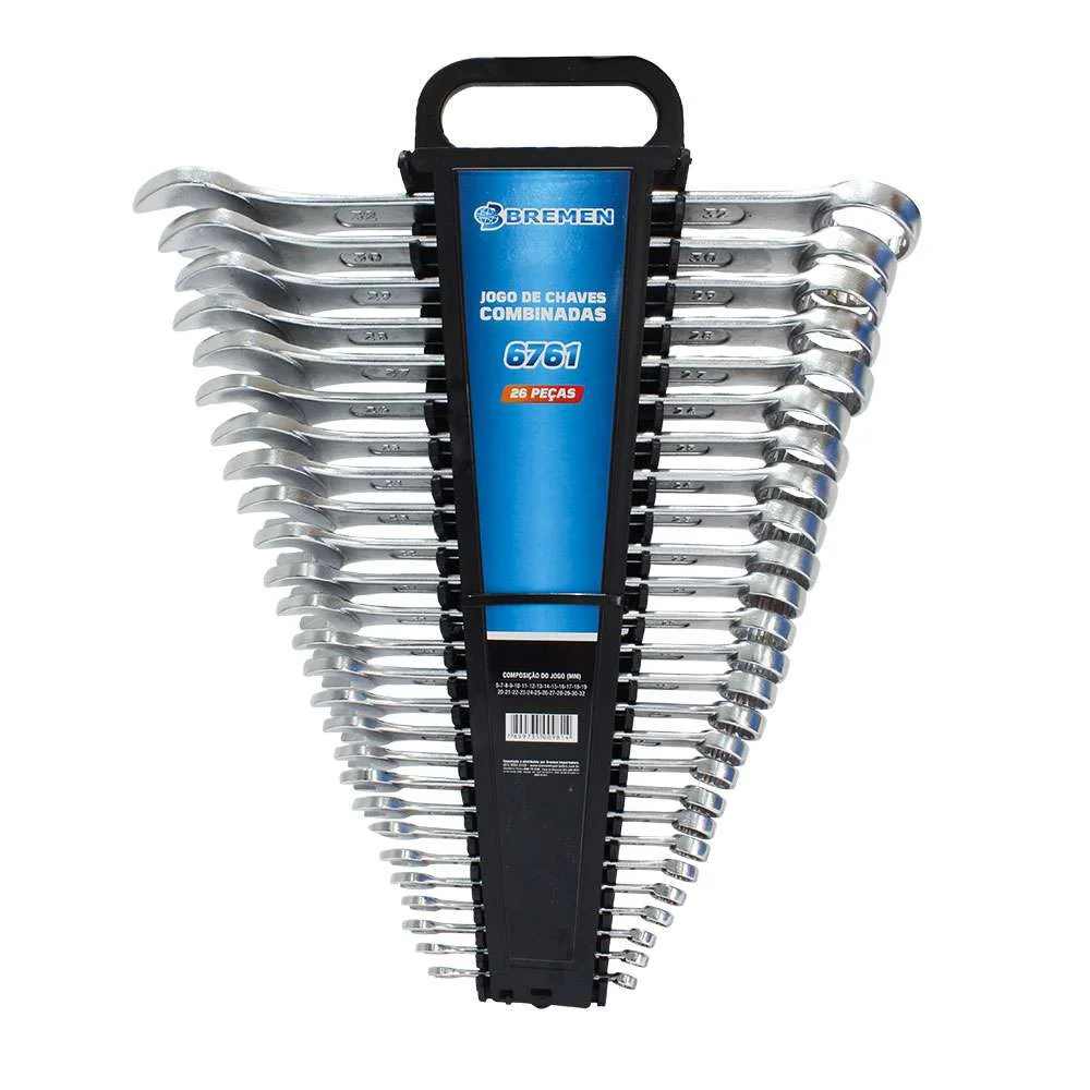 Jogo de Combinada 6 a 32Mm 26 Peç 6761 Bremen