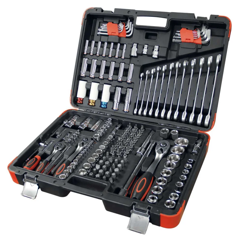 Jogo de Ferramentas 178 Pçs Chaves Combinadas e Catraca Gedore