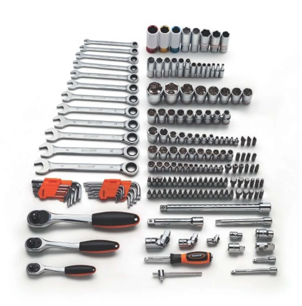 Jogo de Ferramentas 178 Pçs Chaves Combinadas e Catraca Gedore