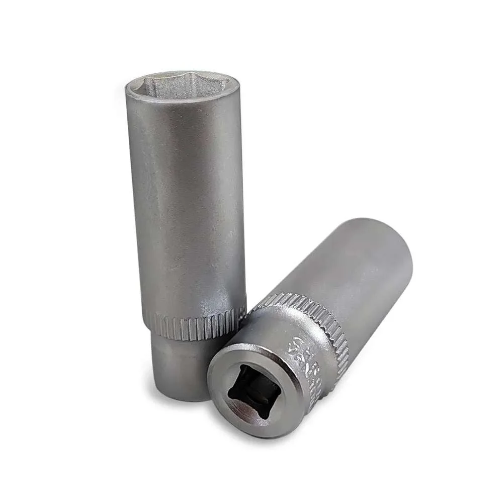 Jogo de Soquete 1/4 4 a 13Mm Sextavado Longo Vip
