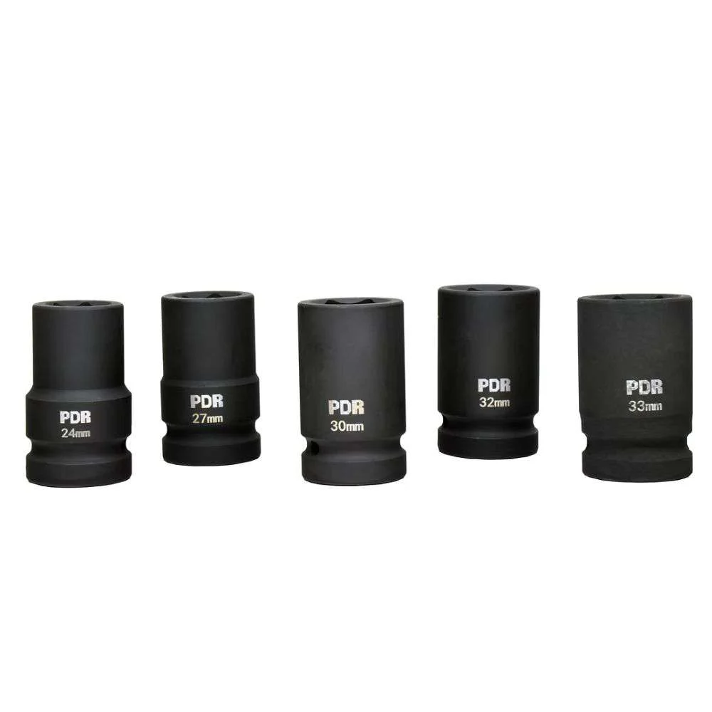 Jogo de Soquete Sextavado 1" 24 a 33Mm Impacto Pro2433K 5 Peças Ldr