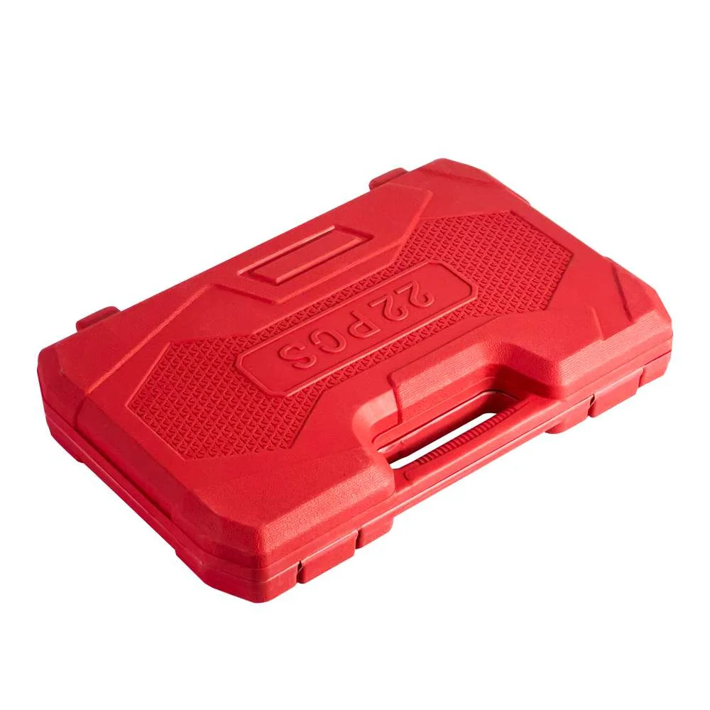 Jogo de Soquetes Sextavados 1/2 com 22 Peç Aço Cromo Vanádio Vip