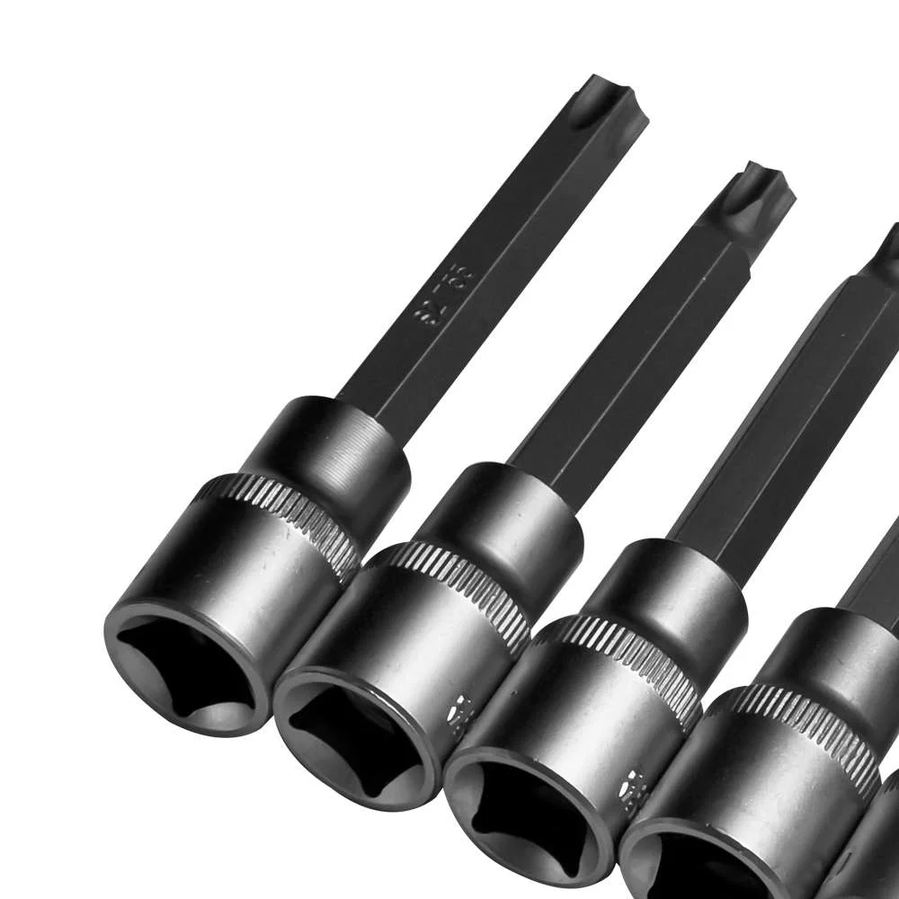 Jogo Soquete Ponta Torx Longo 1/2 7Pcs T20 a T55 Vip