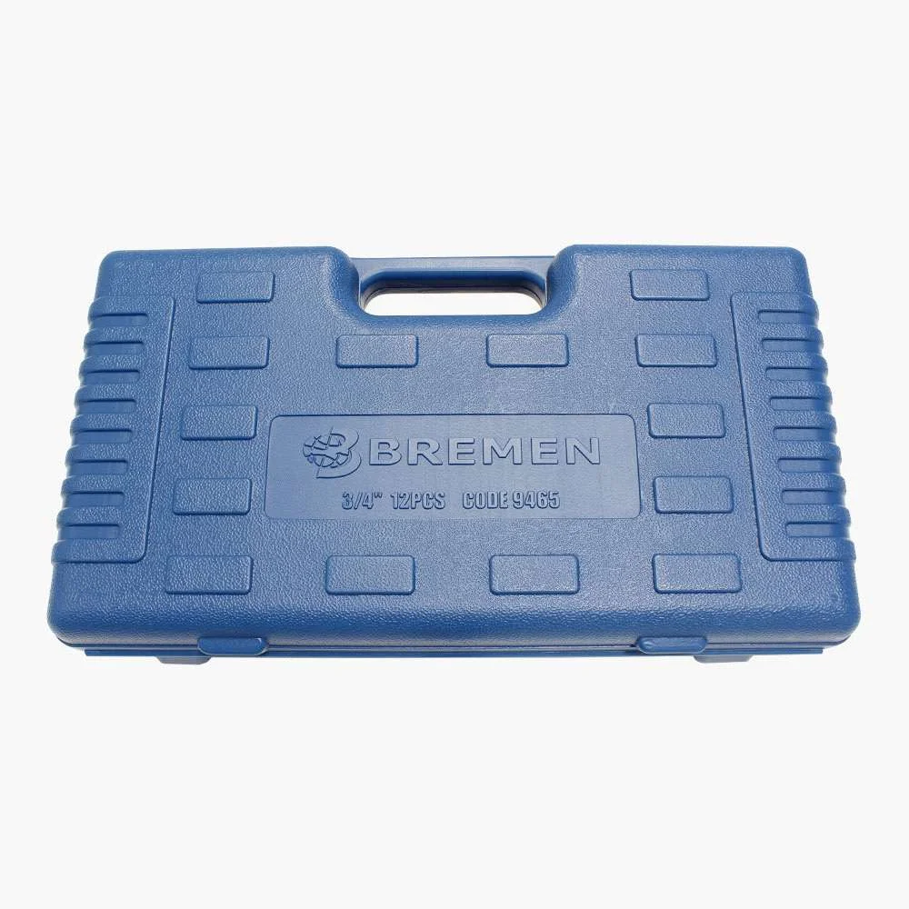 Jogo Soquetes de Impacto 3/4 com 12 Peç