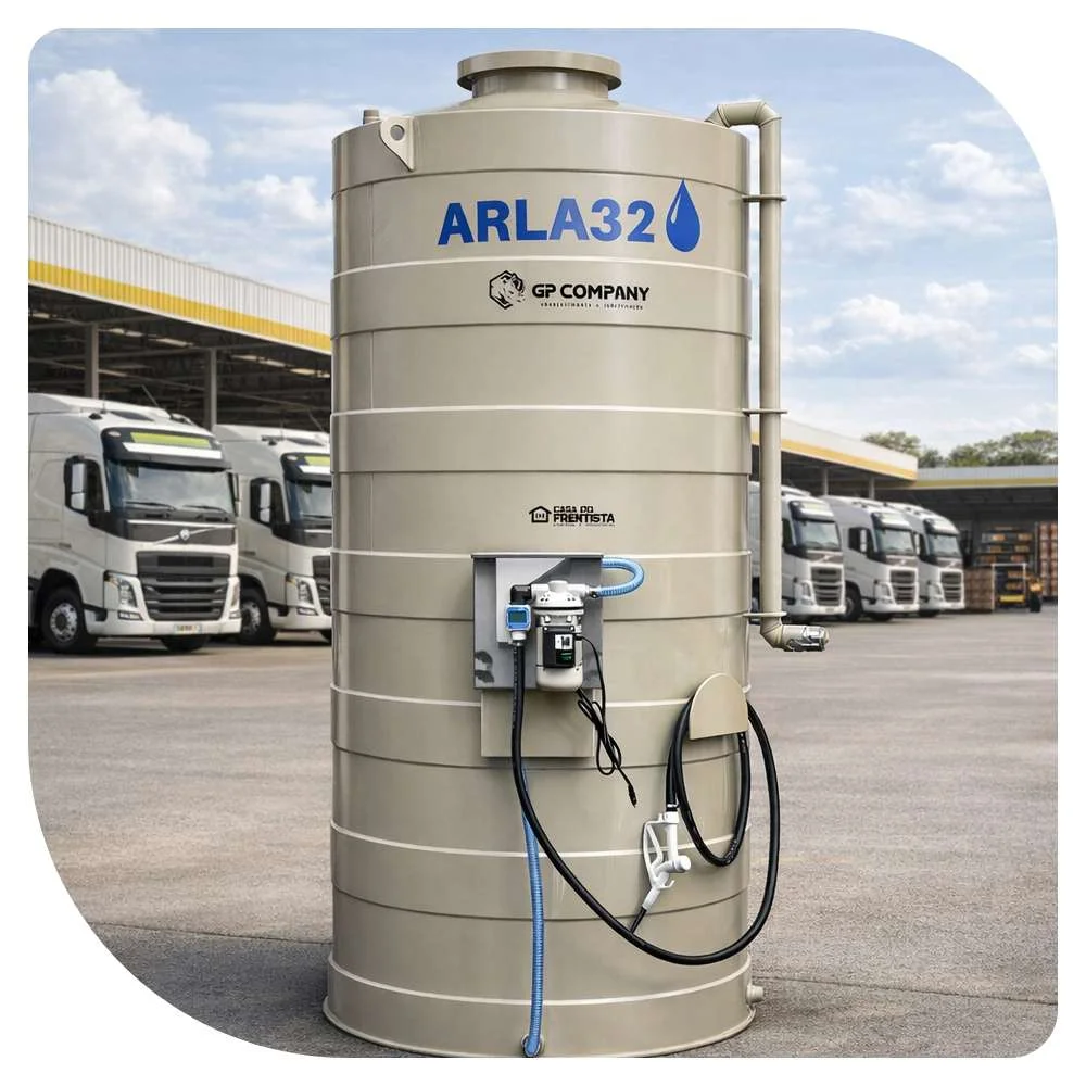 Kit Abastecimento Arla 32 Tanque 3000L e Bomba 40L/Min Gp Company