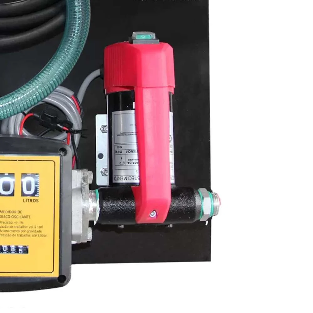 Kit Bomba de Abastecimento de Diesel 40L/Min 12V Bico Manual