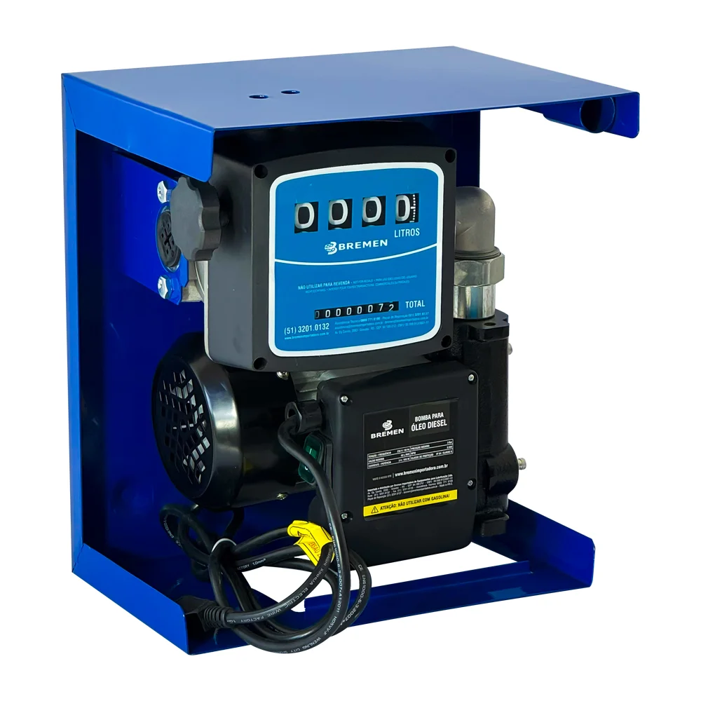 Kit Bomba de Abastecimento Diesel 230V c/ Filtro e Bico Auto