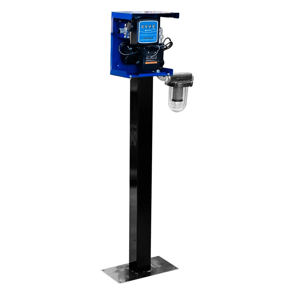 Kit Bomba de Abastecimento Diesel 60Lpm 220v Com Filtro e Pedestal