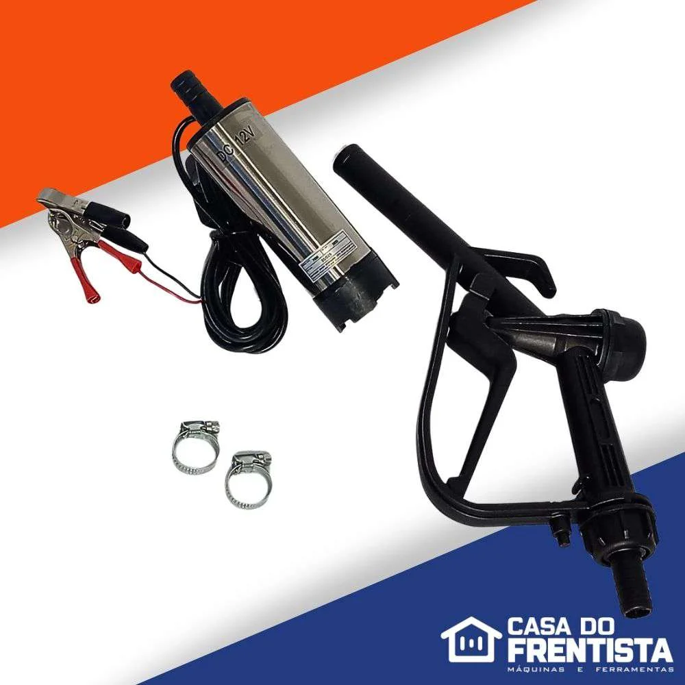 Kit Bomba de Transferência e Abastecimento para Bateria 12V