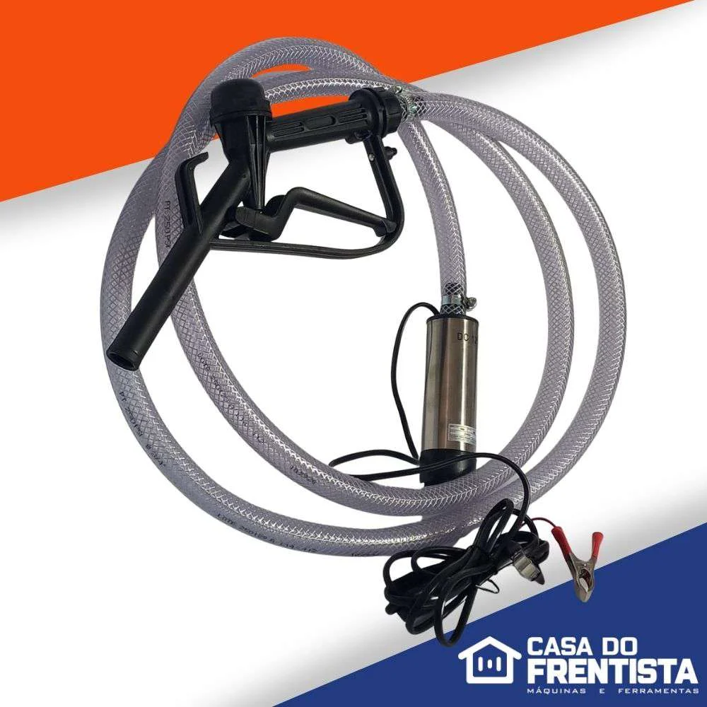 Kit Bomba de Transferência e Abastecimento para Bateria 12V