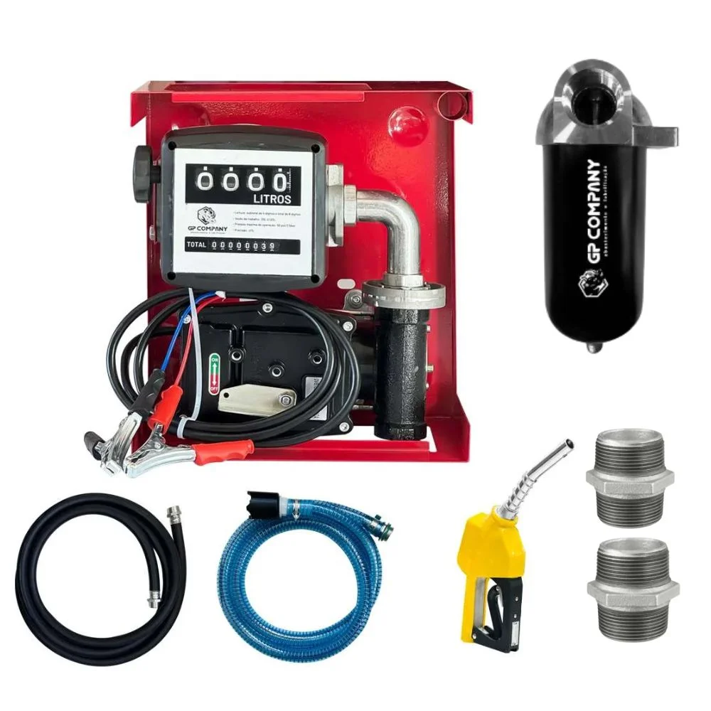 Kit Completo Bomba de Abastecimento à Gasolina 50L/min 12V GP6098K