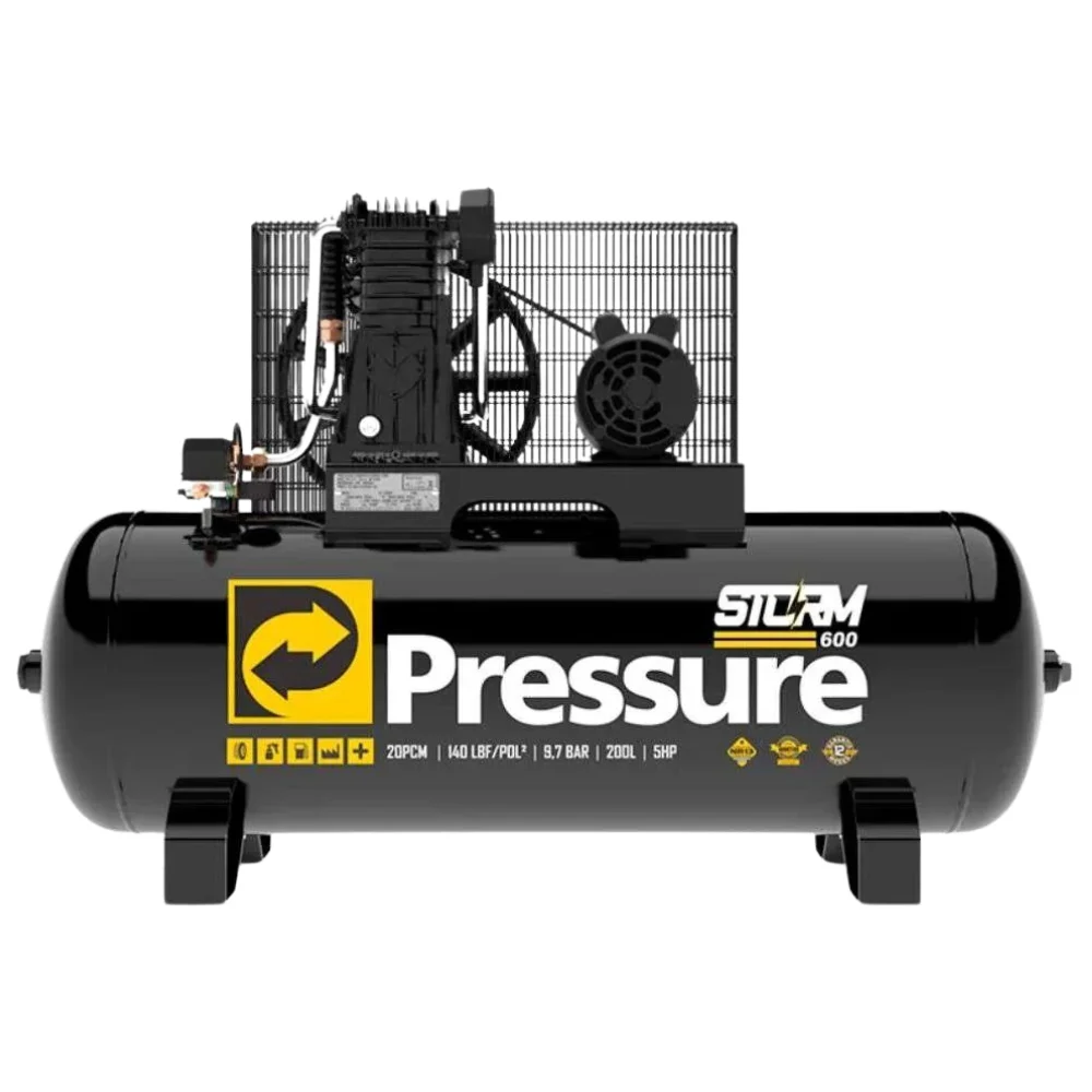 Kit Compressor Storm 20 Pés Pressure e Elevador Automotivo Gp Company 2500Kg