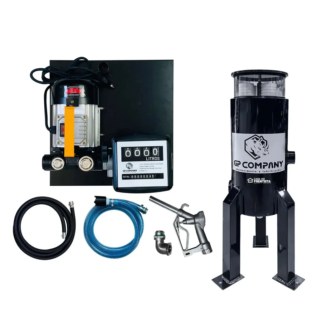 Kit de abastecimento 220V 60L/min e Filtro Foguetinho Diesel GP Company