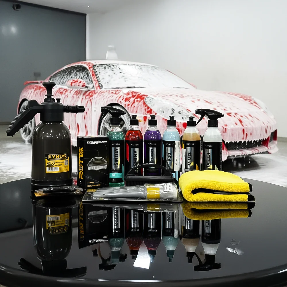 Kit Profissional de Limpeza e Detalhamento Automotivo Vonixx