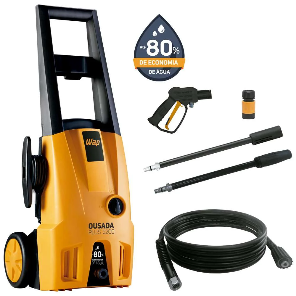 Lavadora de Alta Pressão 1500W 1750Psi Wap Ousada Plus 2200 127V