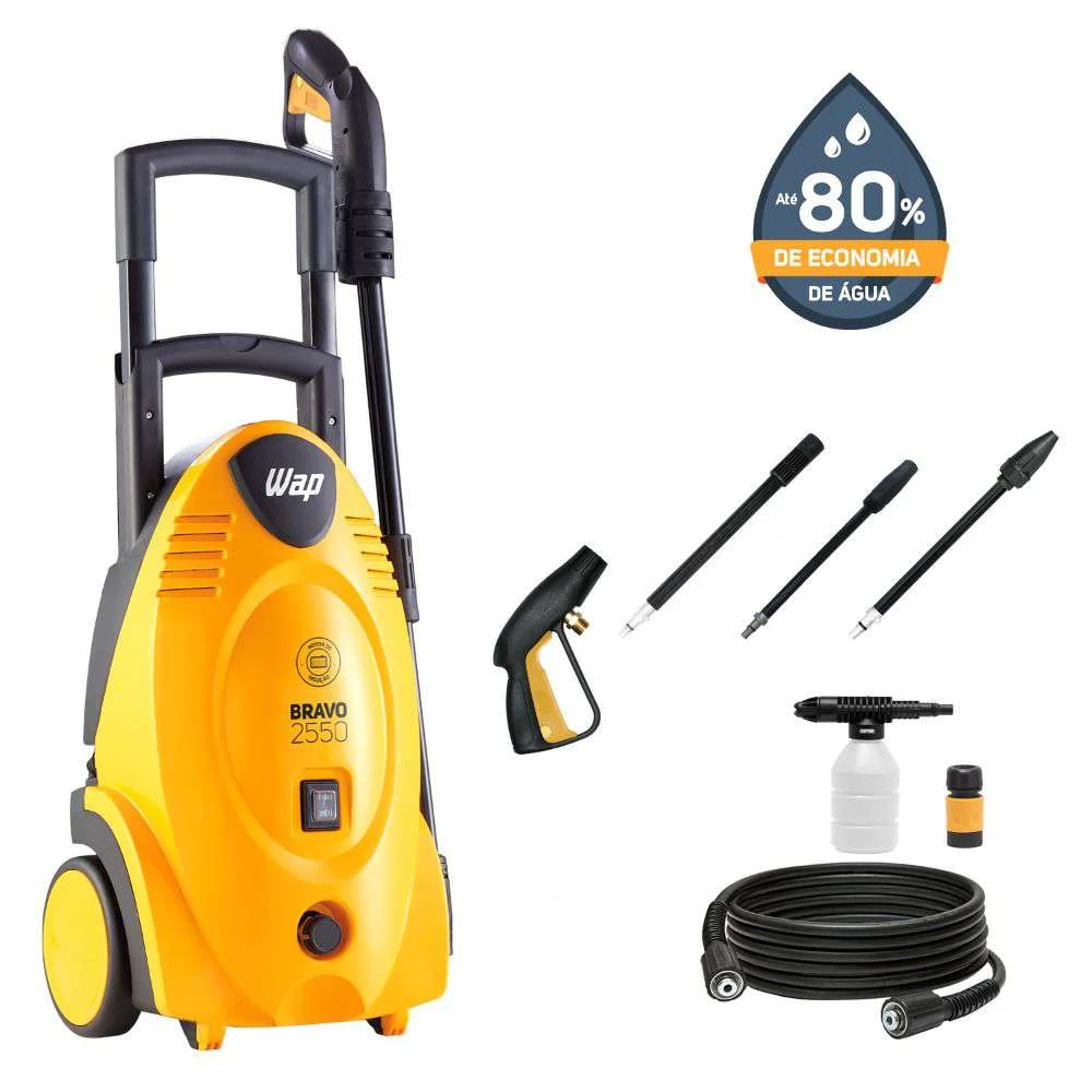 Lavadora de Alta Pressão 1700W 1800Psi Wap Bravo 2550 127V