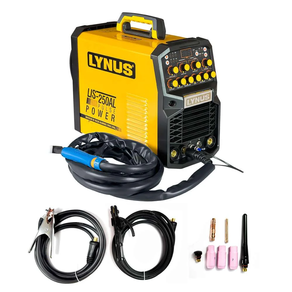 Lis-250Al Pulse - Inversora de Solda Alumínio Lynus 200A