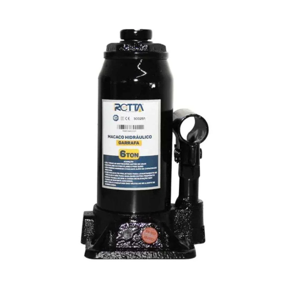 Macaco Garrafa 6 Toneladas Hidraulico Manual Rotta
