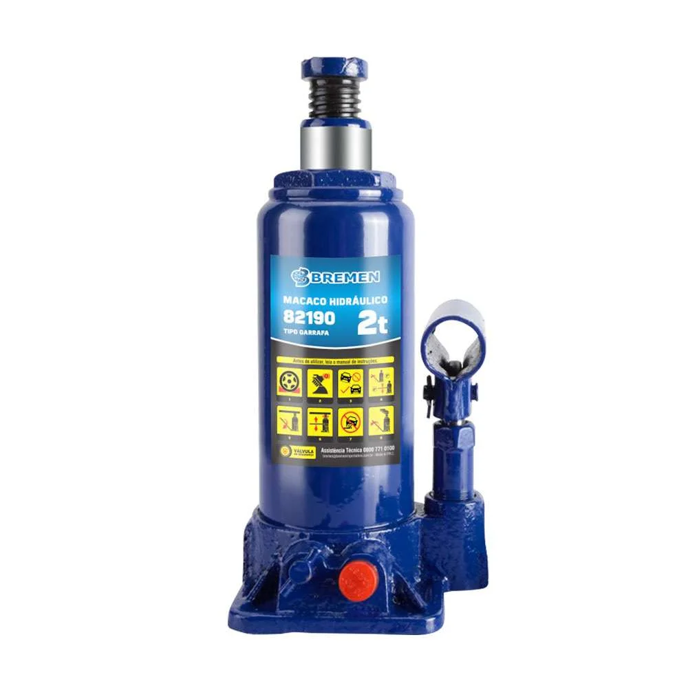 Macaco Hidráulico Manual Tipo Garrafa 2 Ton 82190 Bremen