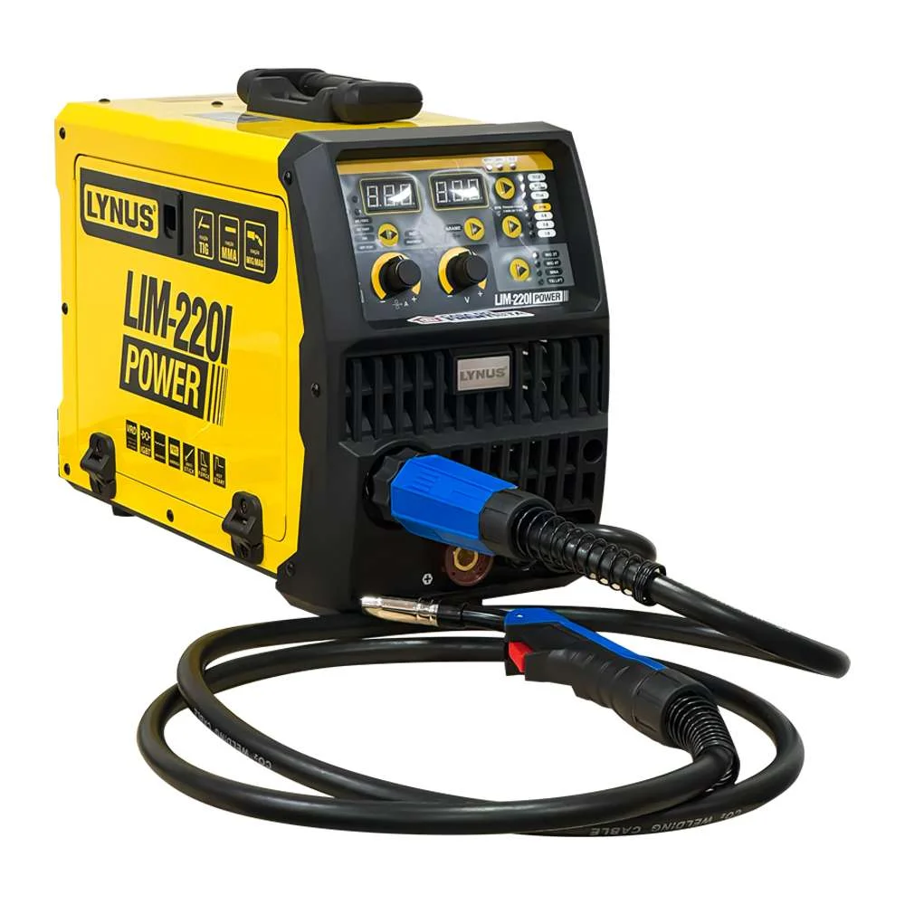 Maquina de Solda Mig Tig Eletrodo 200A 220V Lynus 220I Ly4