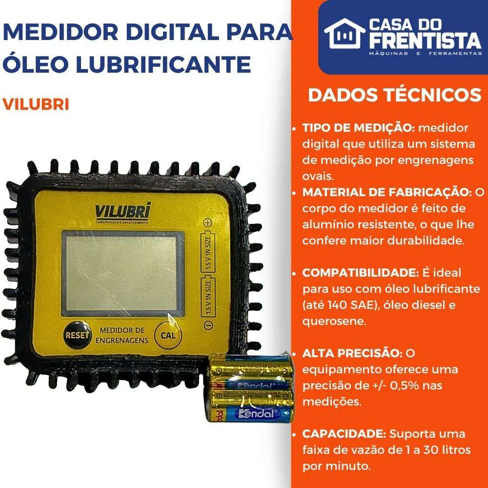 Medidor Digital para Óleo Lubrificante 1/2 1149