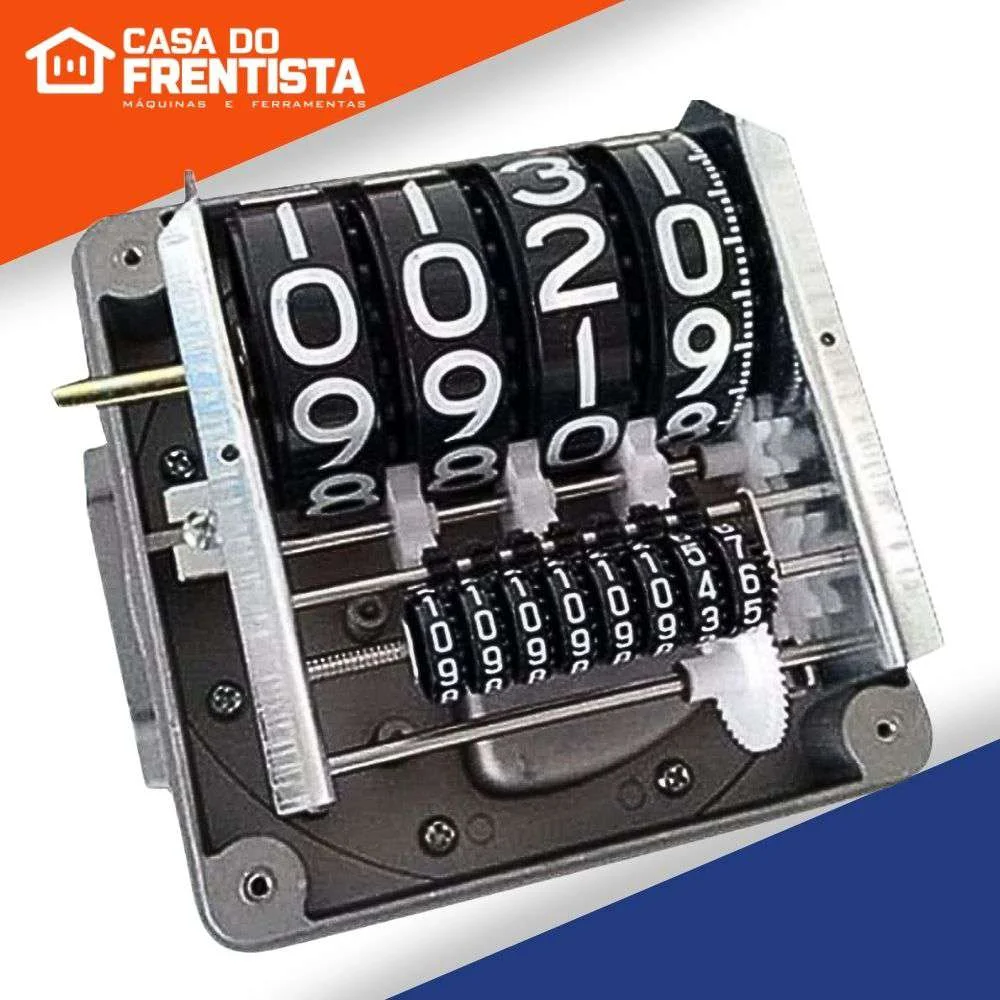 Medidor Mecânico 4 Dígitos 1 P/ Óleo Lubrificante - 120Lpm