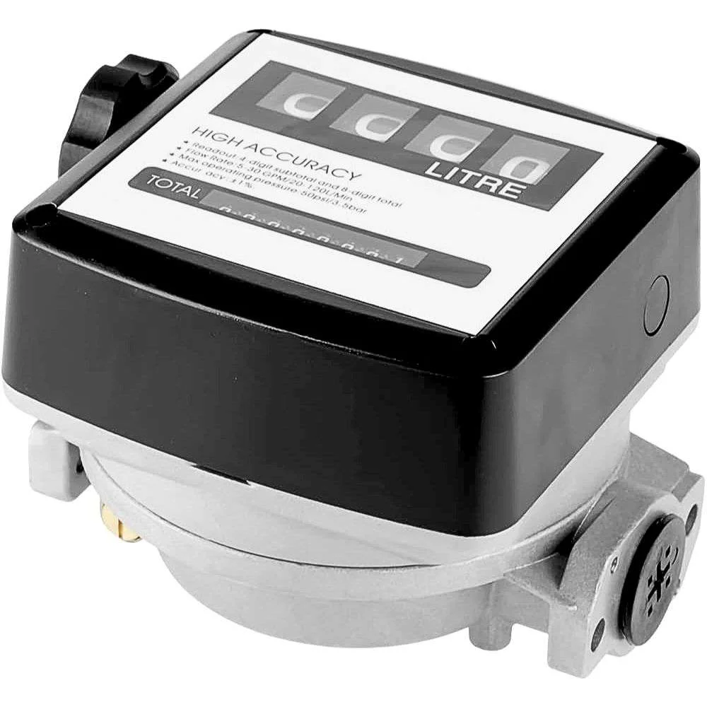 Medidor Mecânico 4 Dígitos 1 P/ Óleo Lubrificante - 120Lpm