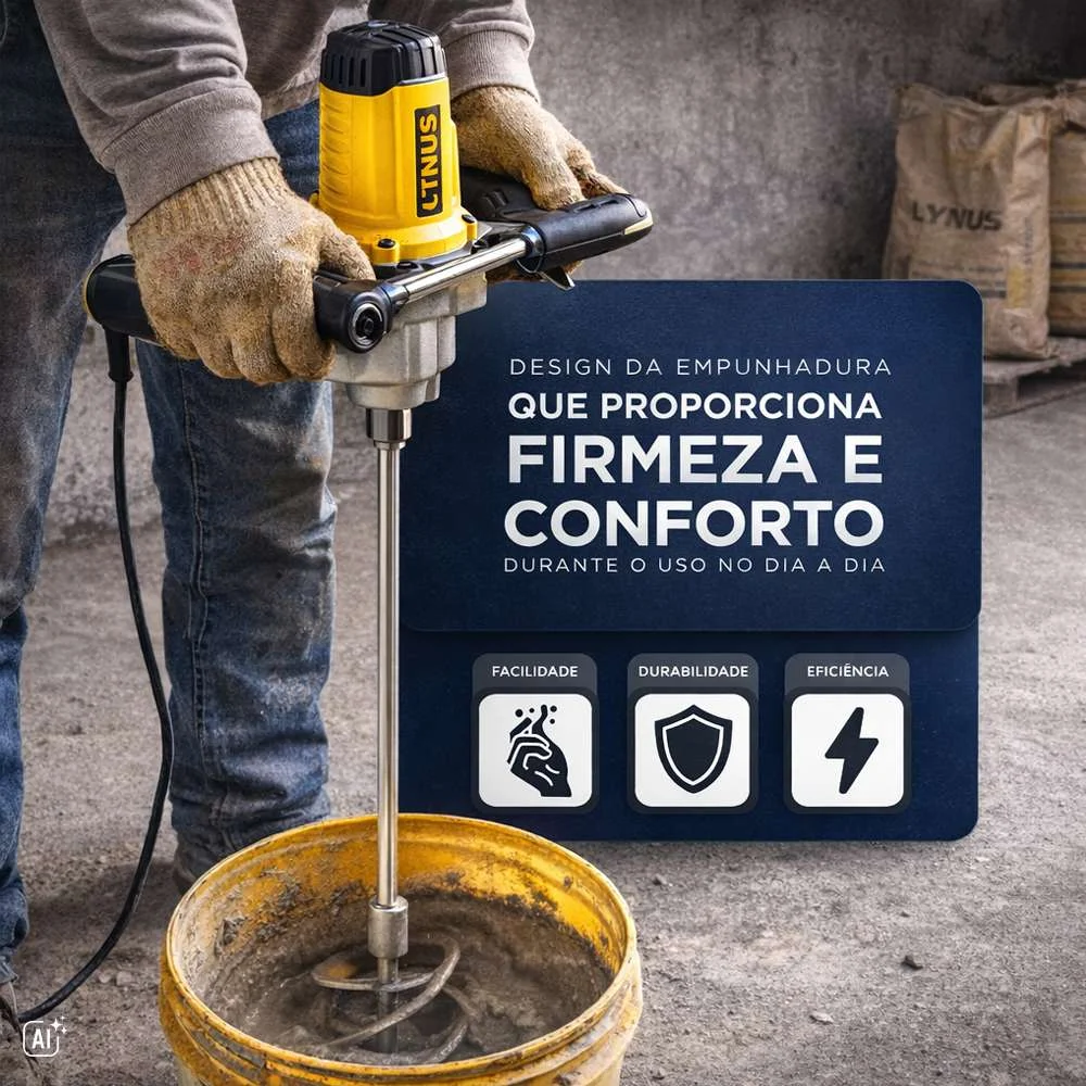 Misturador de Tinta e Argamassa 1400W 220V Mtl-850W Lynus