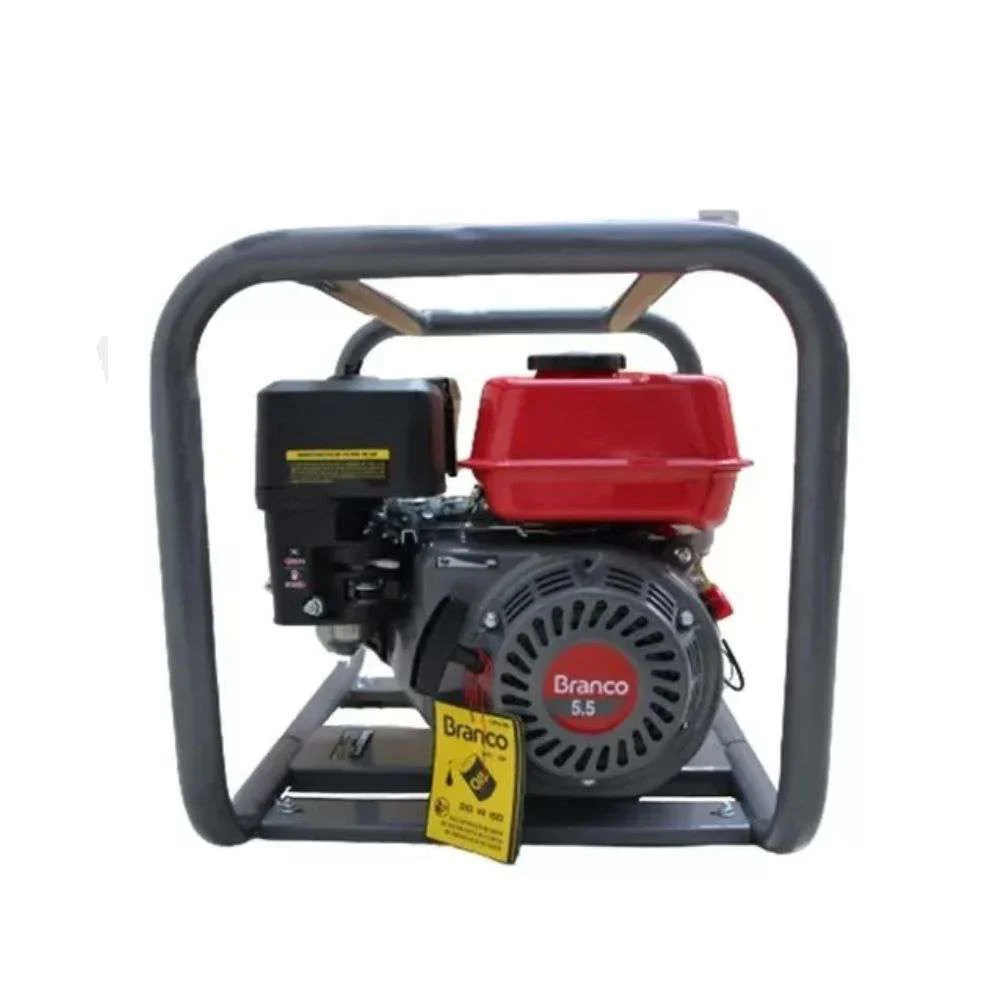 Motobomba a Gasolina 5,5 Auto Escovante 2" Partida Manual CV B4T-710 Branco