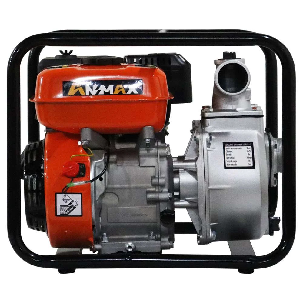 Motobomba Gasolina Wp20X 6,5Hp 196Cc 2X2" Auto Escorvante Anmax