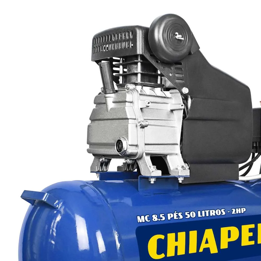 Motocompressor 8,5 Pés com Rodas 50L 2Hp 127V Chiaperini