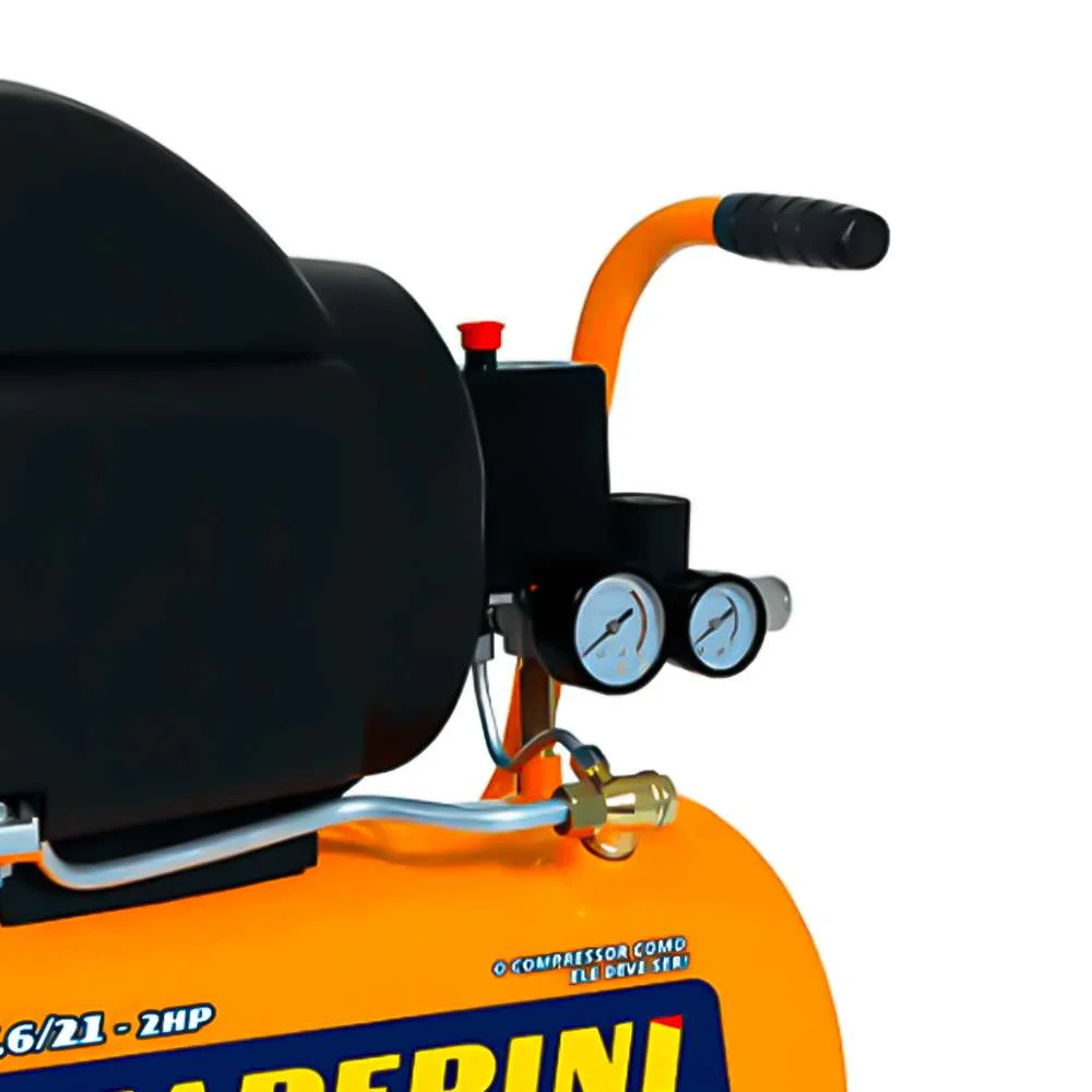 Motocompressor de Ar 21 L 2Hp Chiaperini 220V MC 7.6/21
