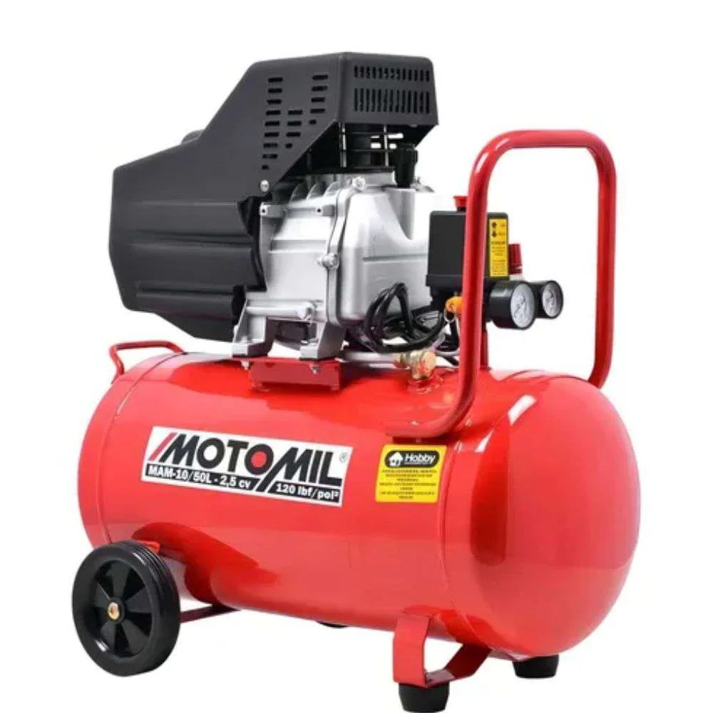 Motocompressor de Ar 8,8 Pes 50 Litros 220V Mam10/50Br Motomil