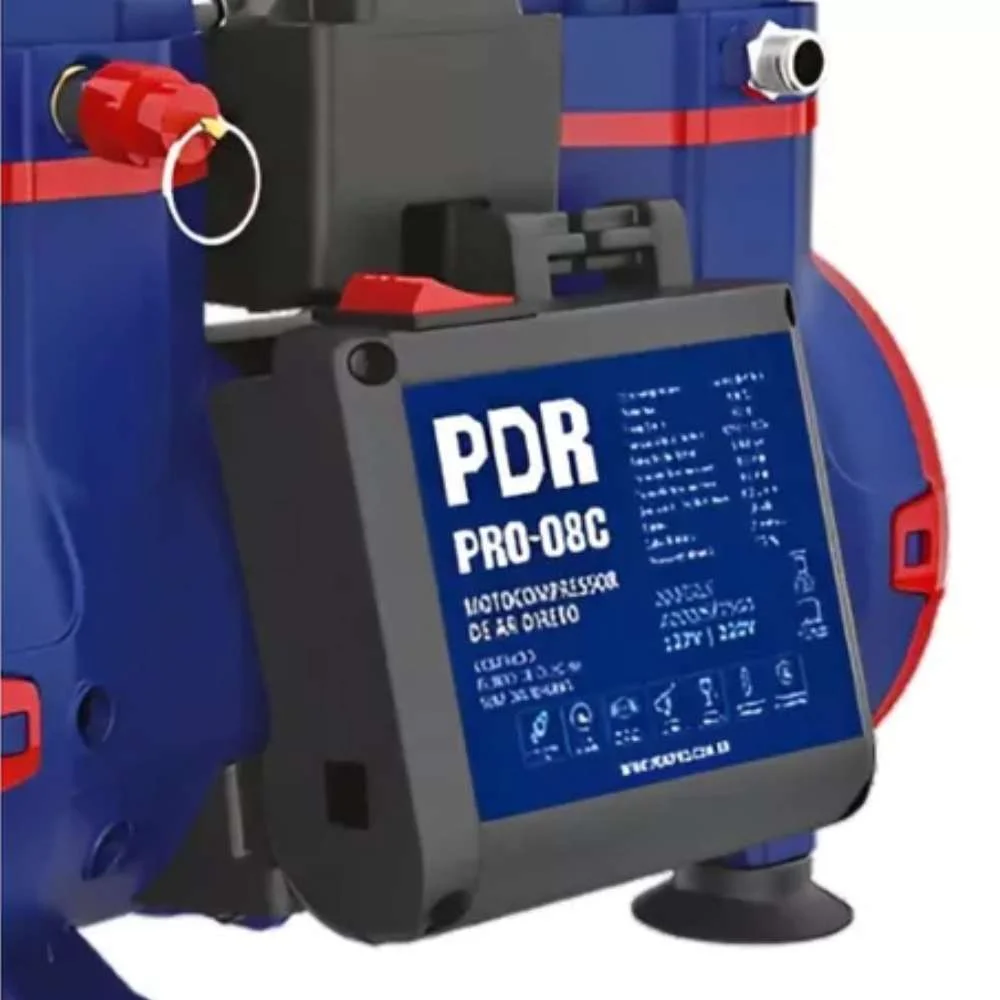 Motocompressor de Ar Direto 1,11Hp Bivolt 110V/220V