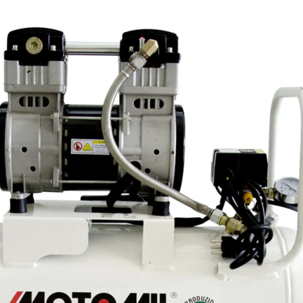 Motocompressor de Ar Isento de Óleo 2Hp 120Lbs 220V uso Profissional e Residencial