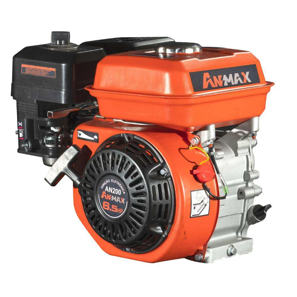 Motor a Gasolina 6,5Hp 196Cc Refrigerado a Ar Anmax An200