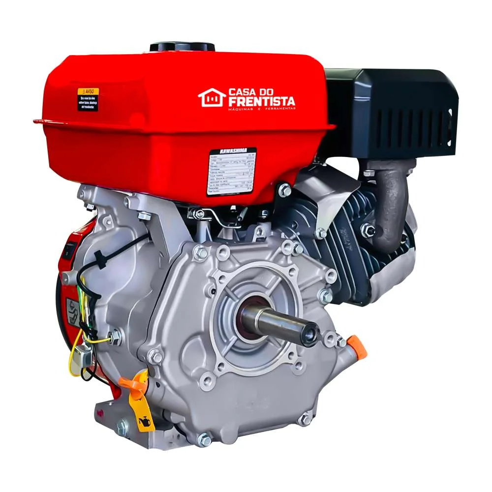 Motor a Gasolina 9Hp 277Cc com Sensor de Óleo Kawashima