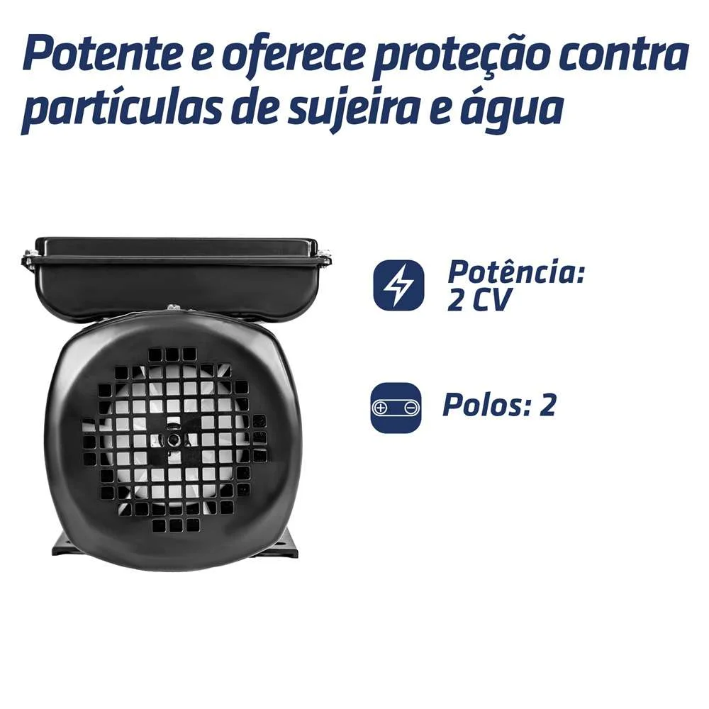 Motor Eletrico 2Cv 2P Bivolt Mot22F Intech
