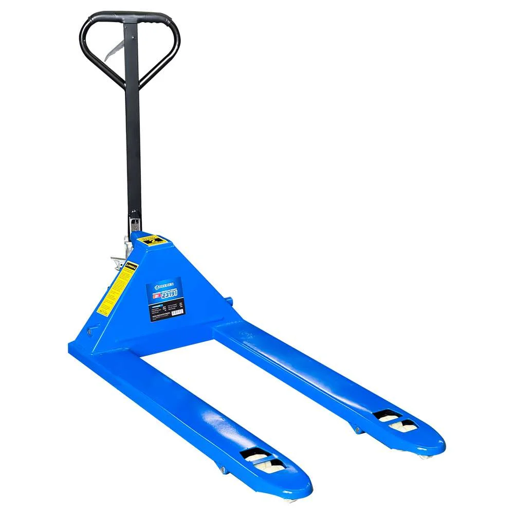 Paleteira Hidráulica Manual 2T Larga com Rodas Dupla de Nylon 685X1220Mm Bremen