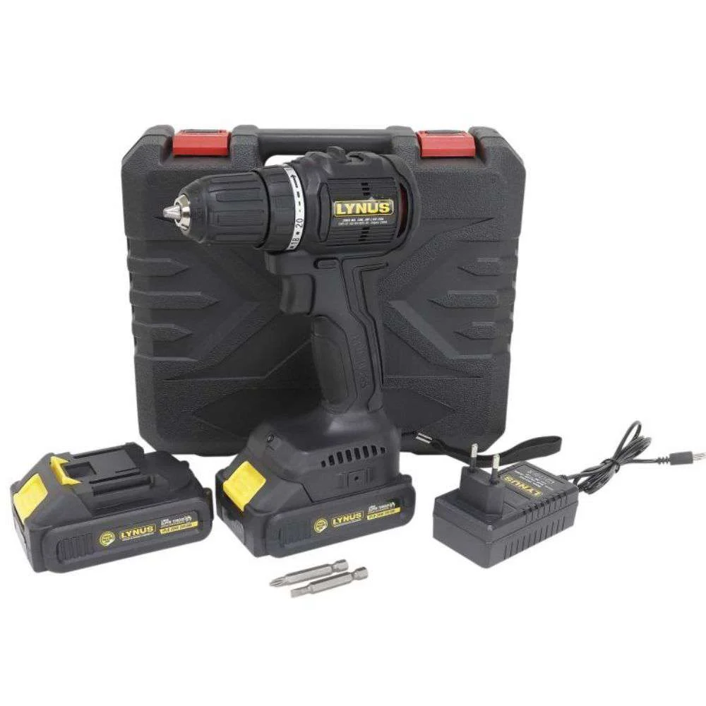 Parafusadeira a Bateria 20V Lynus com Impacto Potência e Mobilidade em Uma Única Ferramenta