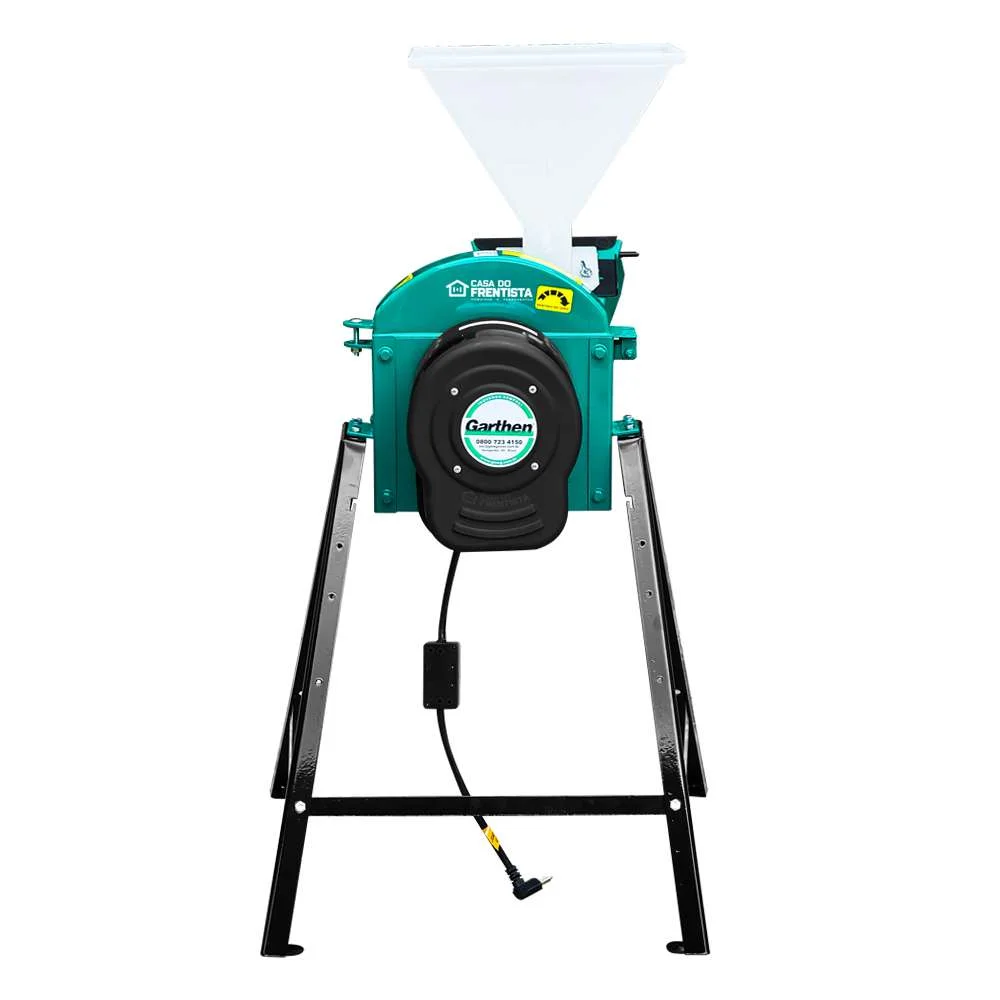 Picador Forrageiro Triturador com Motor Monofásico 1,5Cv 220V
