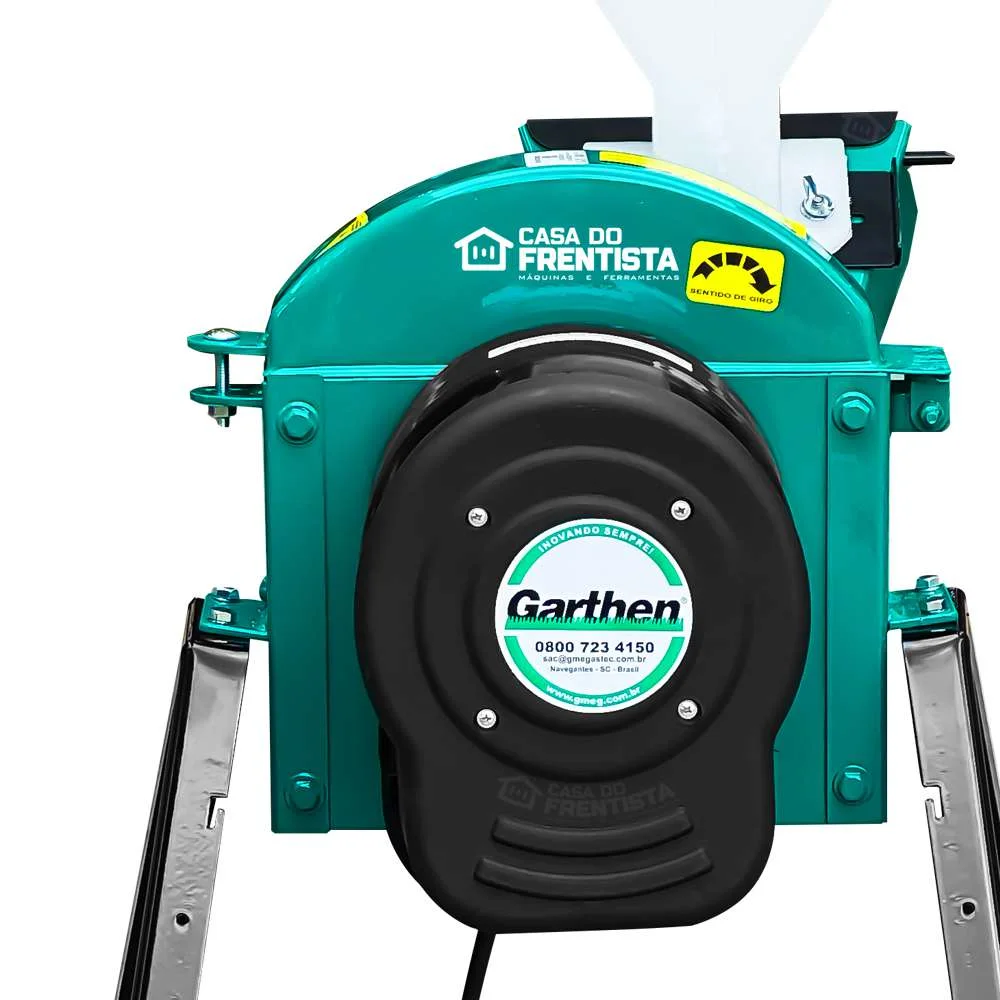 Picador Forrageiro Triturador com Motor Monofásico 1,5Cv 220V