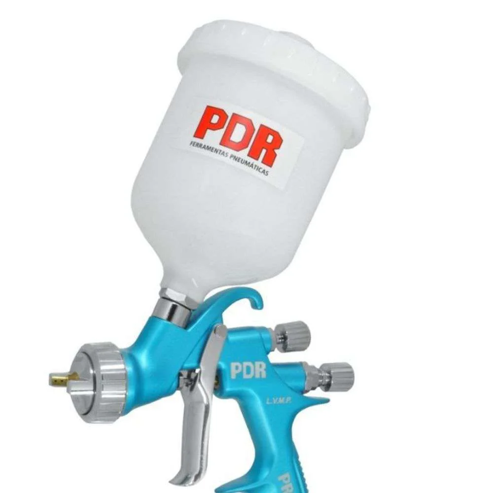 Pistola de Pintura Tipo Gravidade Lvlp Bico 1,3Mm Copo 600Ml