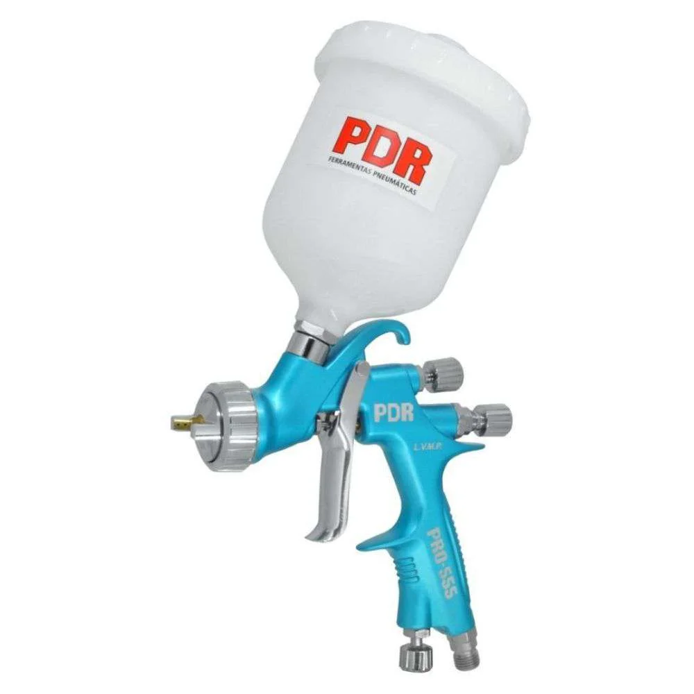 Pistola de Pintura Tipo Gravidade Lvlp Bico 1,3Mm Copo 600Ml