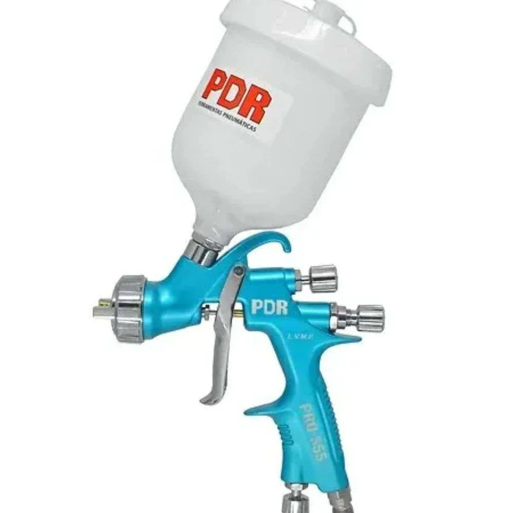 Pistola de Pintura Tipo Gravidade Lvlp Bico 1,3Mm Copo 600Ml