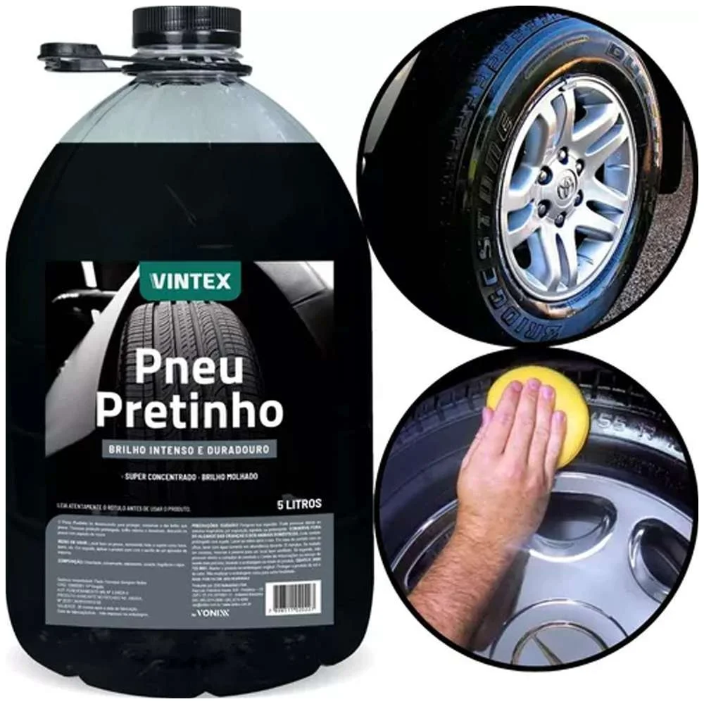 Pneu Pretinho 5 Litros Vintex Vonixx