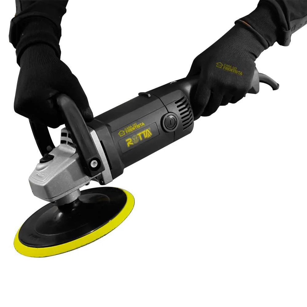 Politriz Rotativa Gold 1400W 110V 180Mm Alta Performance no Polimento
