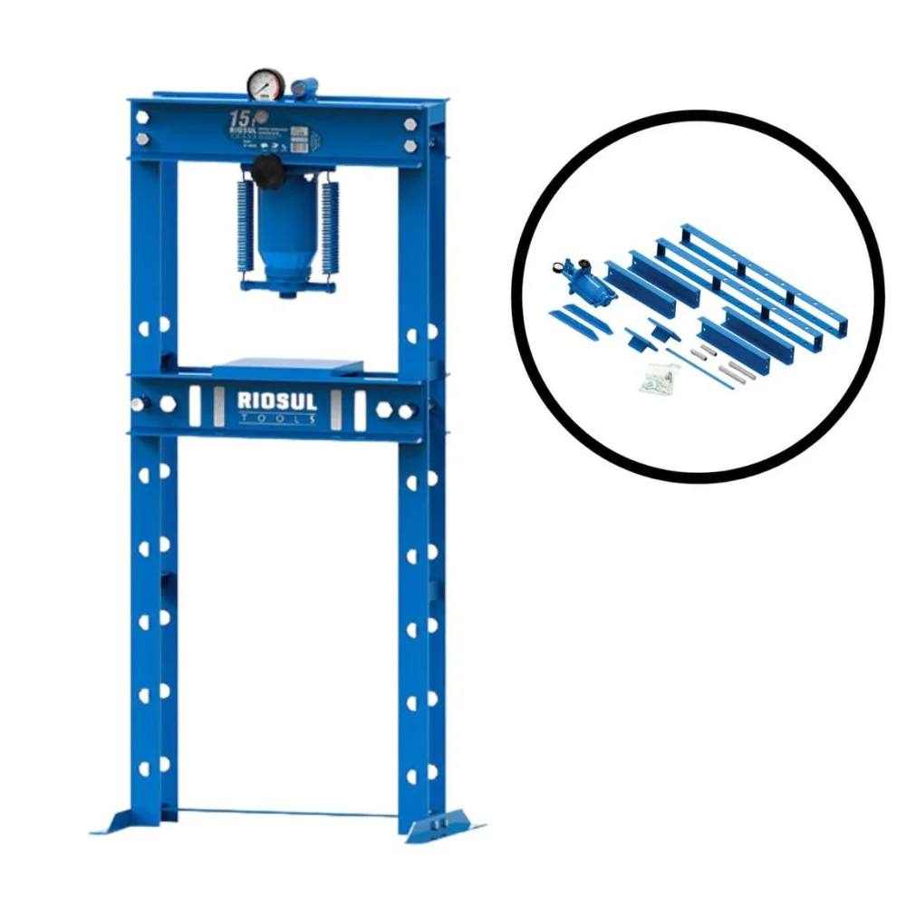 Prensa Hidráulica 15 Toneladas Desmontável Bovenau